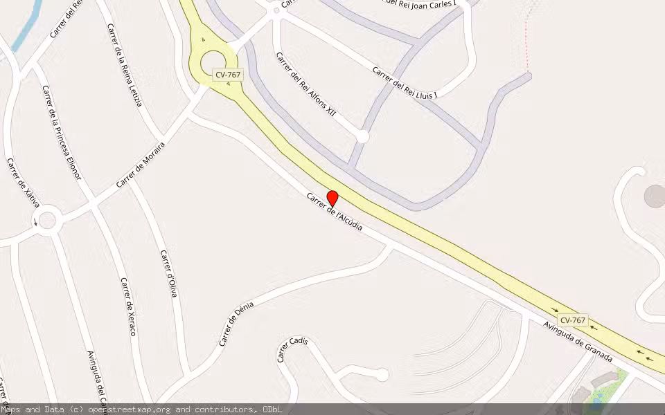 Mapa de Subasta Inmueble (Vivienda) en Finestrat, Alicante/Alacant