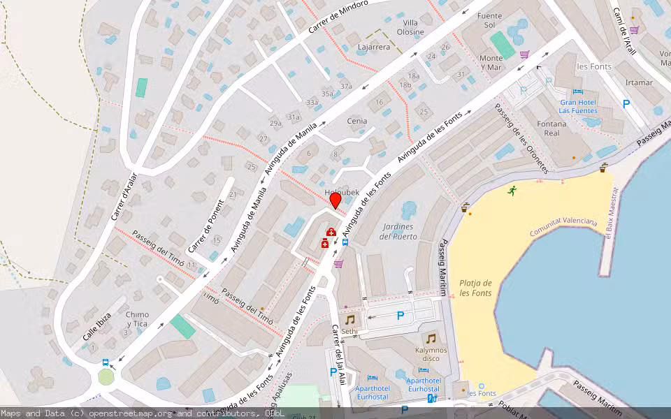 Mapa de Subasta Inmueble (Otros) en Alcossebre, Castellón/Castelló