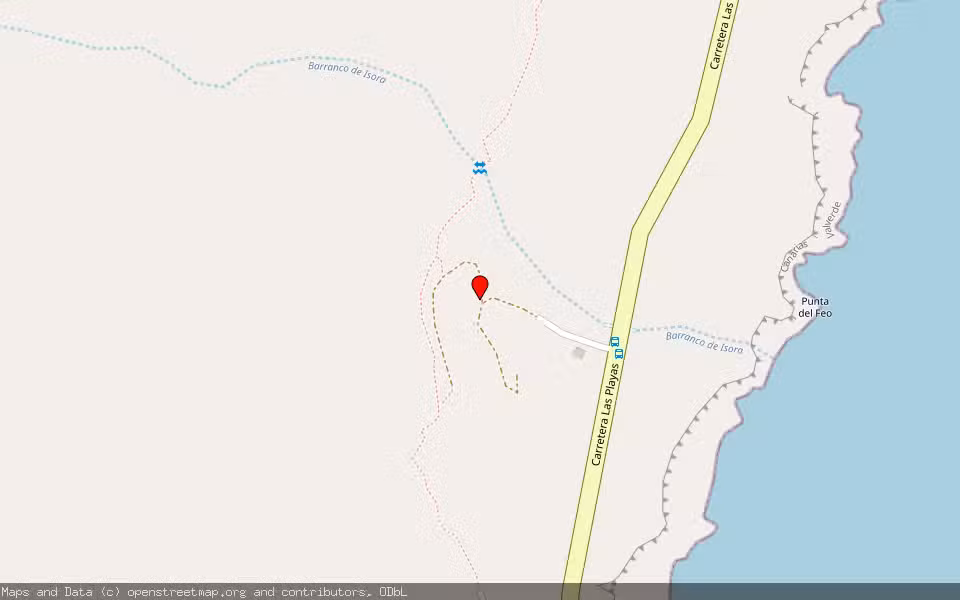 Mapa de Subasta Inmueble (Finca rústica) en Valverde, Santa Cruz de Tenerife