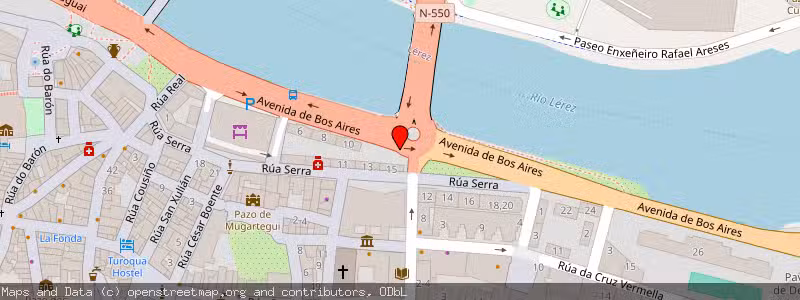 Mapa de Subasta de Inmueble (Vivienda) en Pontevedra, Pontevedra 