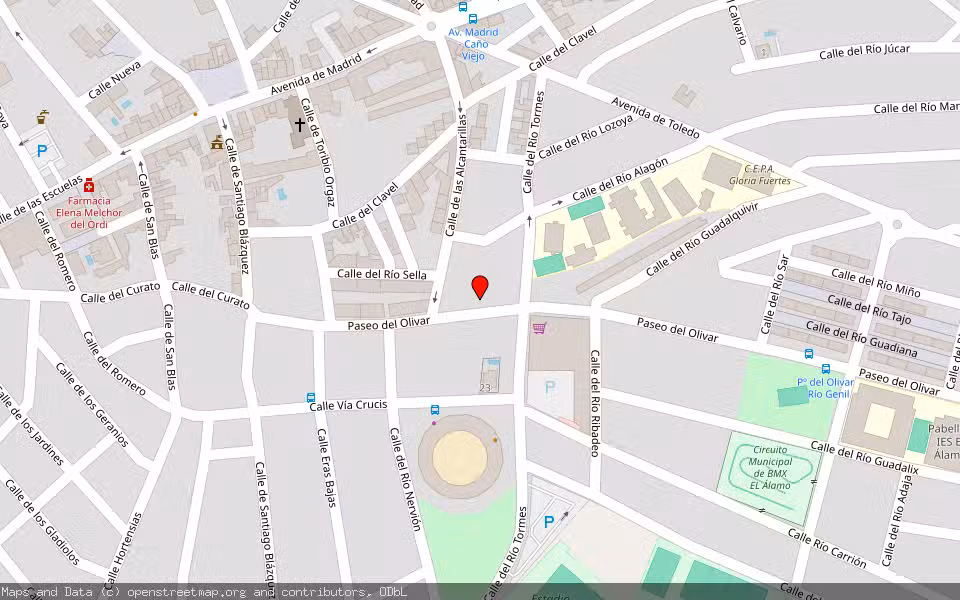 Mapa de Subasta Inmueble (Vivienda) en El Alamo, Madrid