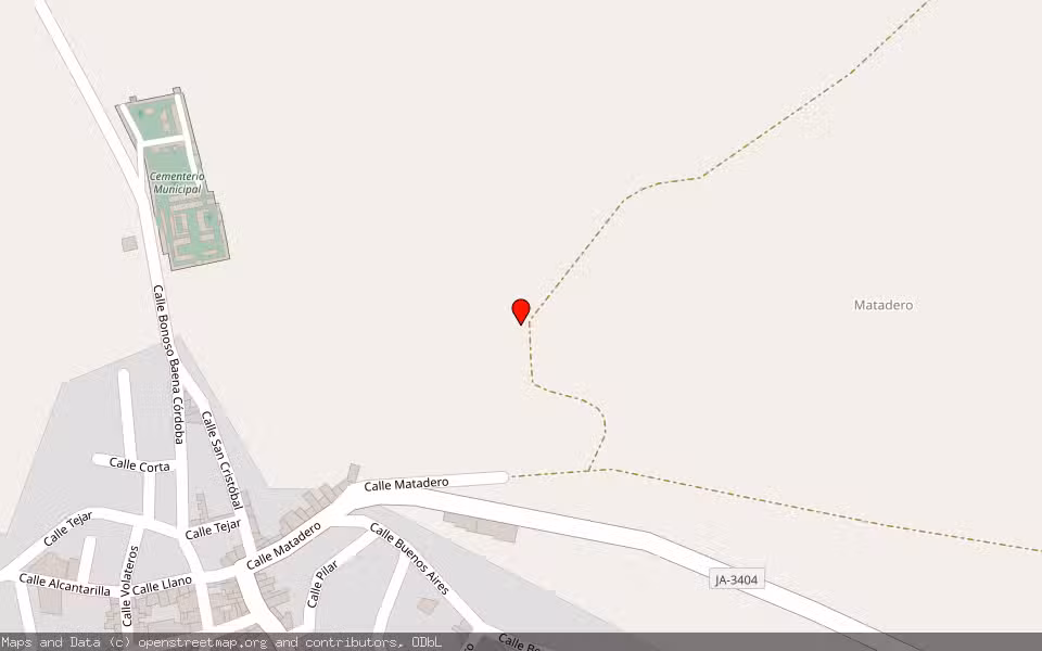 Mapa de Subasta Inmueble (Finca rústica) en Lahiguera, Jaén
