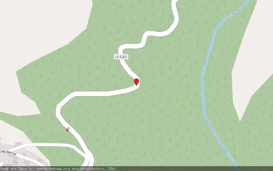 Mapa de Subasta Inmueble (Finca rústica) en Vega De Espinareda, León