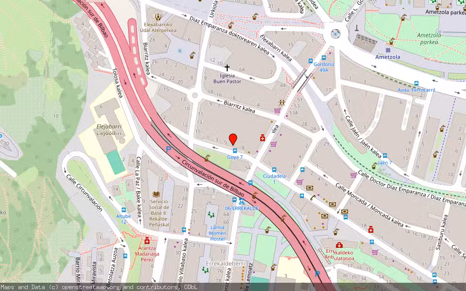 Mapa de Subasta Inmueble (Vivienda) en Bilbao, Bizkaia