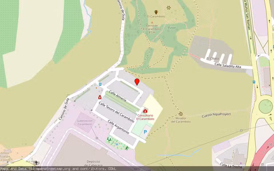 Mapa de Subasta Inmueble (Vivienda) en Camas, Sevilla
