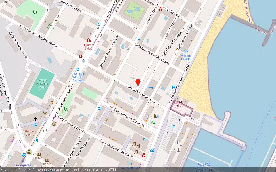 Mapa de Subasta Inmueble (Vivienda) en Fuengirola, Málaga