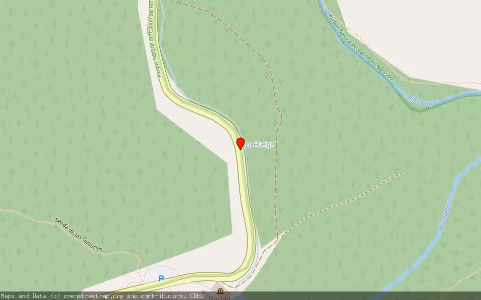 Mapa de Subasta Inmueble (Finca rústica) en Ucero, Soria