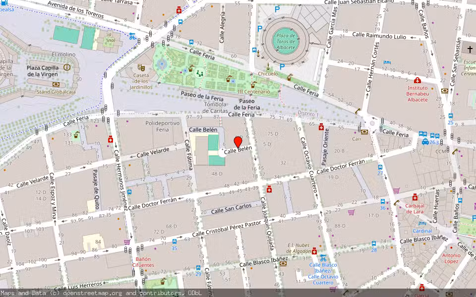 Mapa de Subasta Inmueble (Vivienda) en Albacete