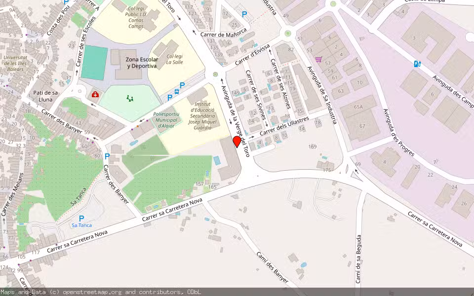 Mapa de Subasta Inmueble (Vivienda) en Alaior, Illes Balears