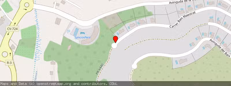 Mapa de Subasta de Inmueble (Solar) en Pedreguer, Alicante 