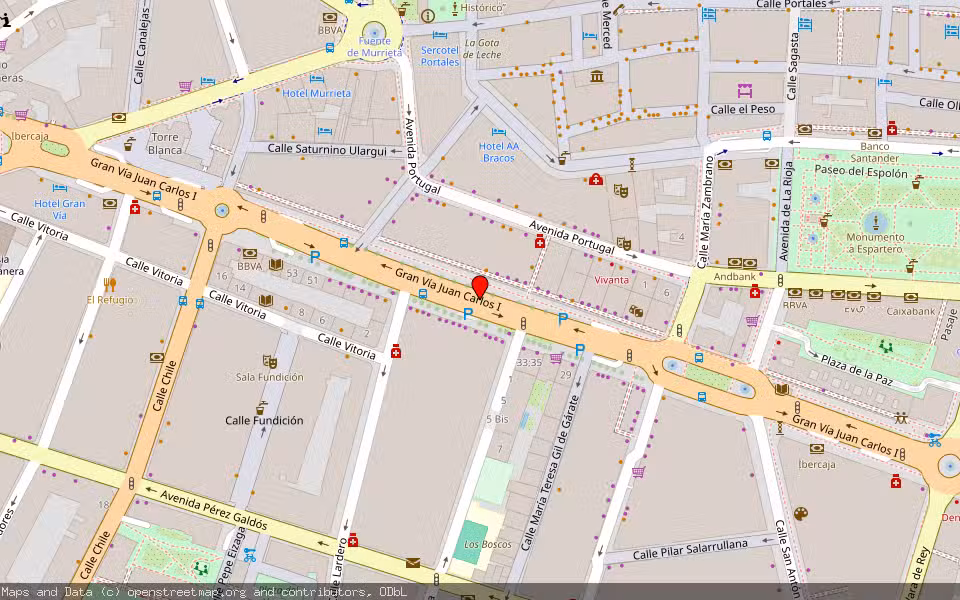 Mapa de Subasta Inmueble (Vivienda) en Logroño, La Rioja