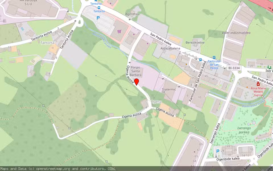 Mapa de Subasta Inmueble (Solar) en Amorebieta-etxano, Bizkaia