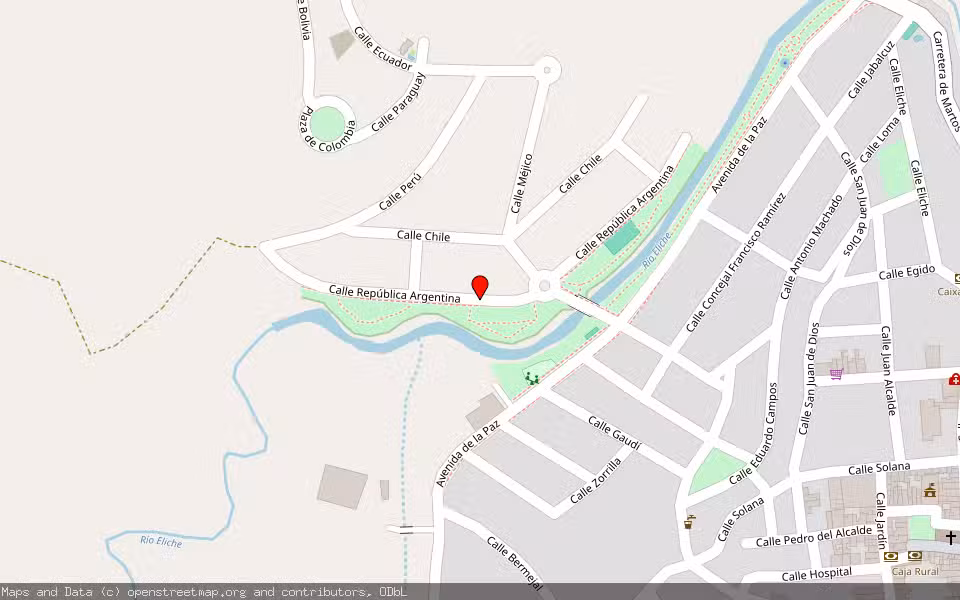 Mapa de Subasta Inmueble (Solar) en Jaen, Jaén