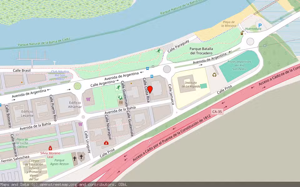 Mapa de Subasta Inmueble (Vivienda) en Puerto Real, Cádiz
