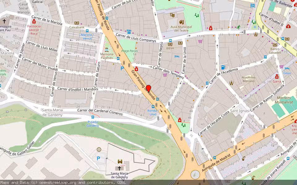 Mapa de Subasta Inmueble (Local comercial) en Lleida