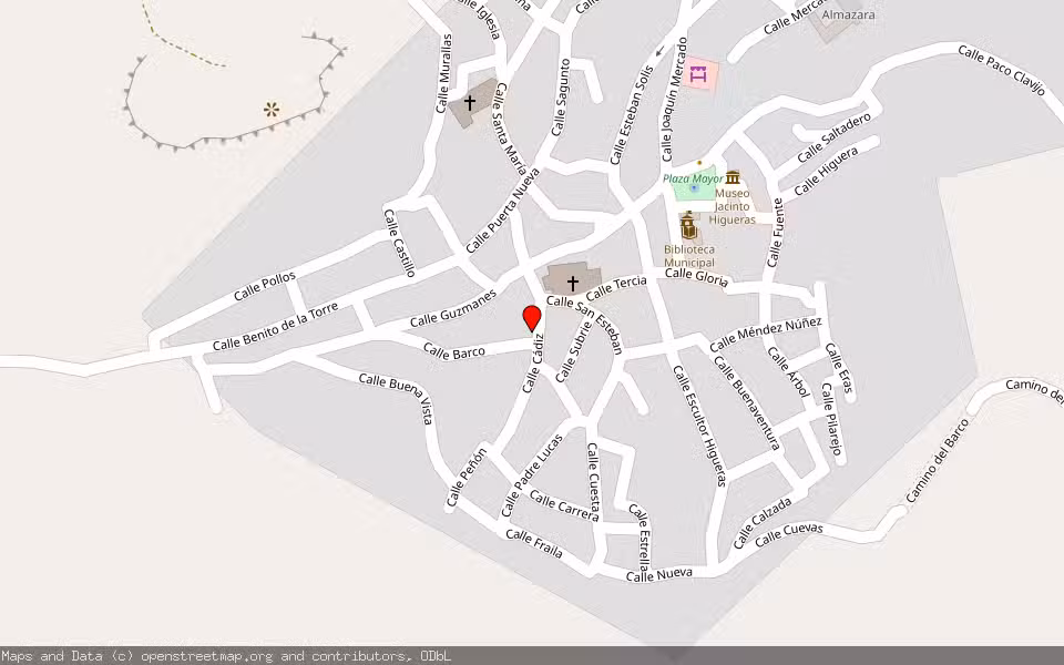 Mapa de Subasta Inmueble (Vivienda) en Villacarrillo, Jaén