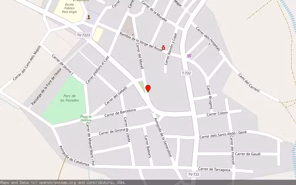 Mapa de Subasta Inmueble (Solar) en Vilallonga Del Camp, Tarragona
