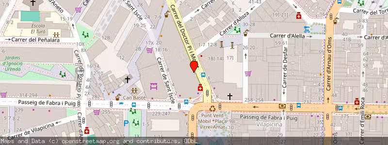 Mapa de Subasta de Inmueble (Vivienda) en Barcelona, Barcelona 