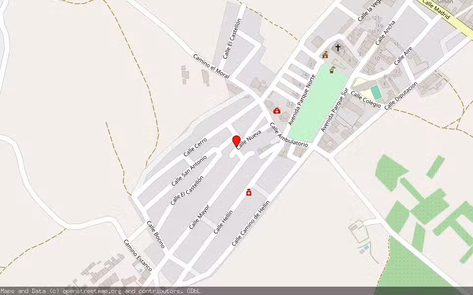 Mapa de Subasta Inmueble (Vivienda) en Ontur, Albacete