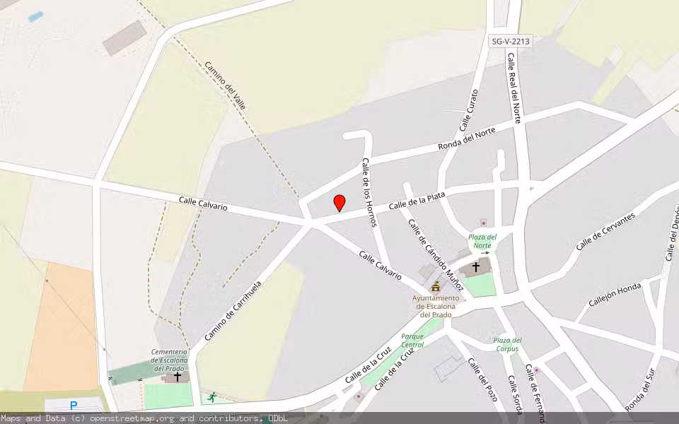 Mapa de Subasta Inmueble (Finca rústica) en Escalona Del Prado, Segovia