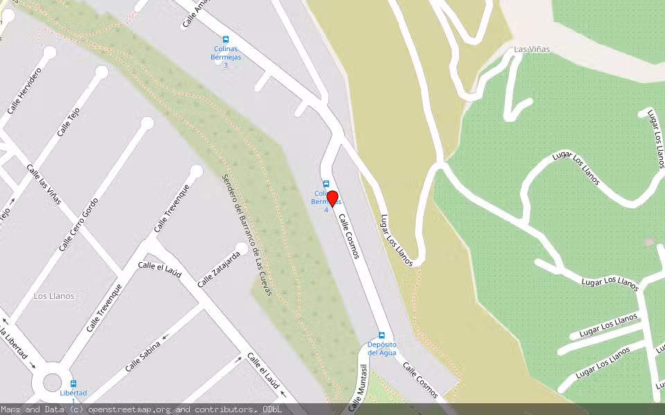 Mapa de Subasta Inmueble (Vivienda) en Monachil, Granada