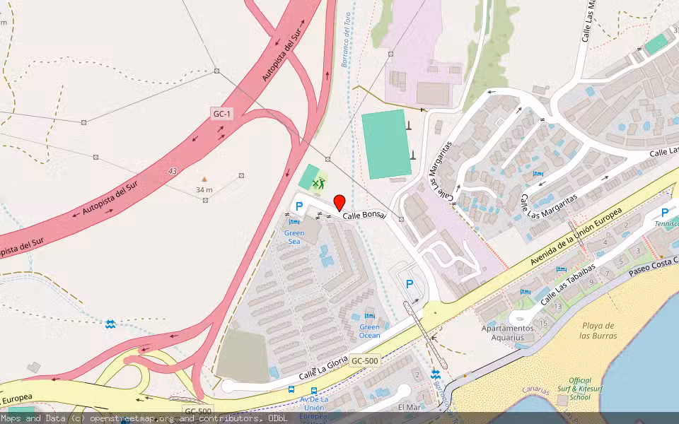 Mapa de Subasta Inmueble (Otros) en San Bartolomé De Tirajana, Las Palmas