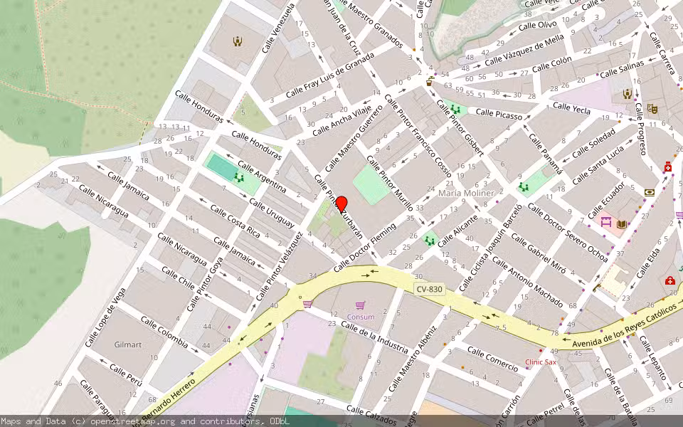Mapa de Subasta Inmueble (Vivienda) en Sax, Alicante/Alacant