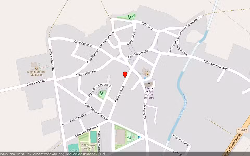 Mapa de Subasta Inmueble (Vivienda) en Monfarracinos, Zamora