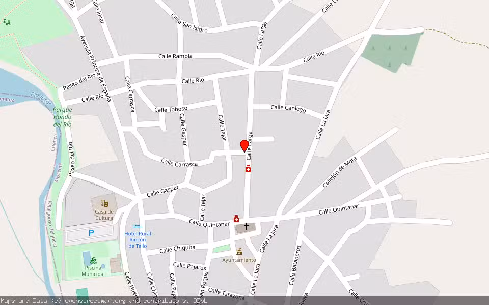 Mapa de Subasta Inmueble (Vivienda) en Villalgordo Del Jucar, Albacete