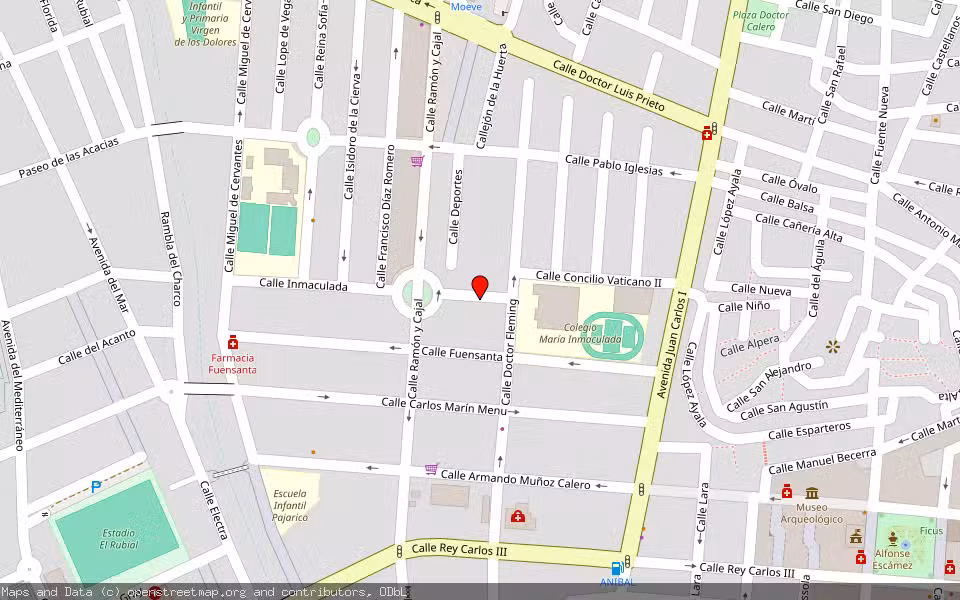 Mapa de Subasta Inmueble (Trastero) en Águilas, Murcia