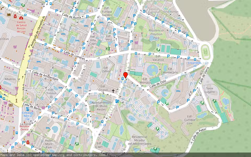 Mapa de Subasta Inmueble (Vivienda) en Benidorm, Alicante/Alacant