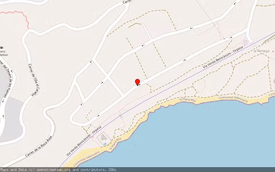 Mapa de Subasta Inmueble (Solar) en Oropesa Del Mar, Castellón/Castelló