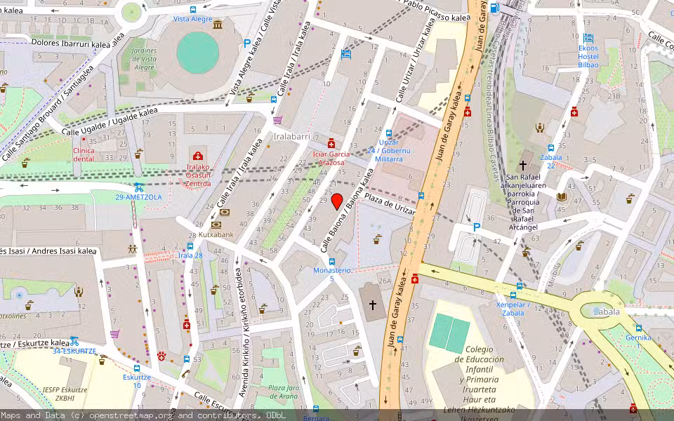 Mapa de Subasta Inmueble (Vivienda) en Bilbao, Bizkaia