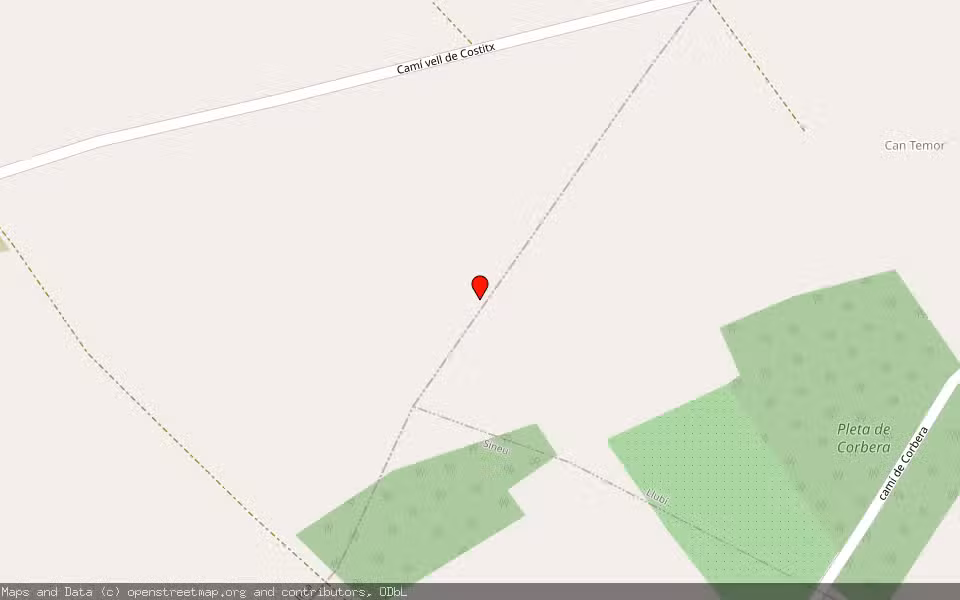 Mapa de Subasta Inmueble (Finca rústica) en Sineu, Illes Balears