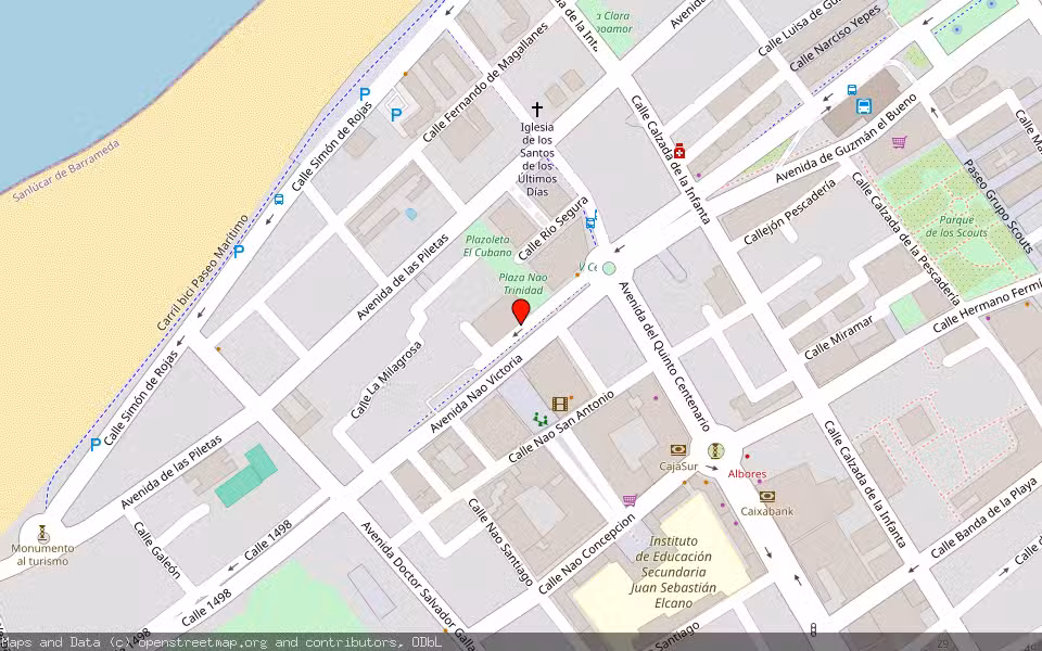 Mapa de Subasta Inmueble (Vivienda) en Sanlucar De Barrameda, Cádiz