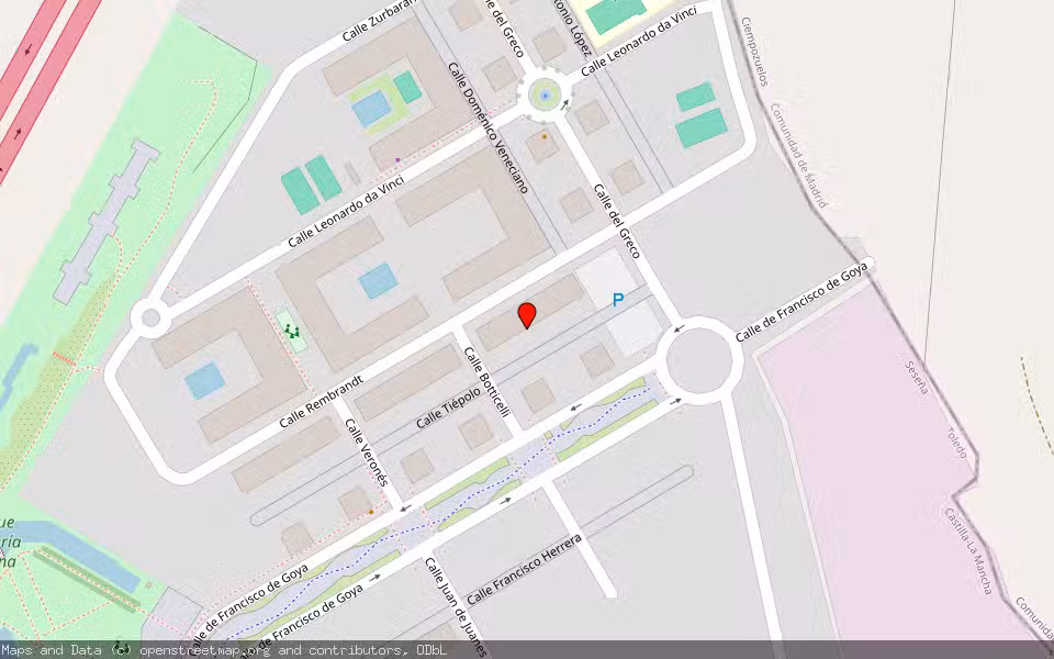 Mapa de Subasta Inmueble (Vivienda) en Seseña, Toledo