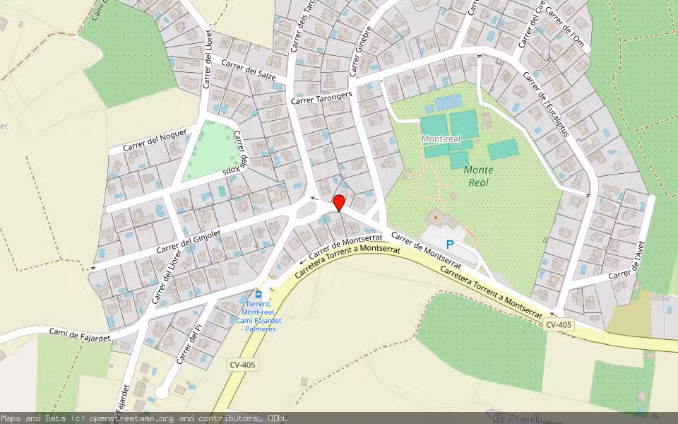 Mapa de Subasta Inmueble (Vivienda) en Montserrat, Valencia/València