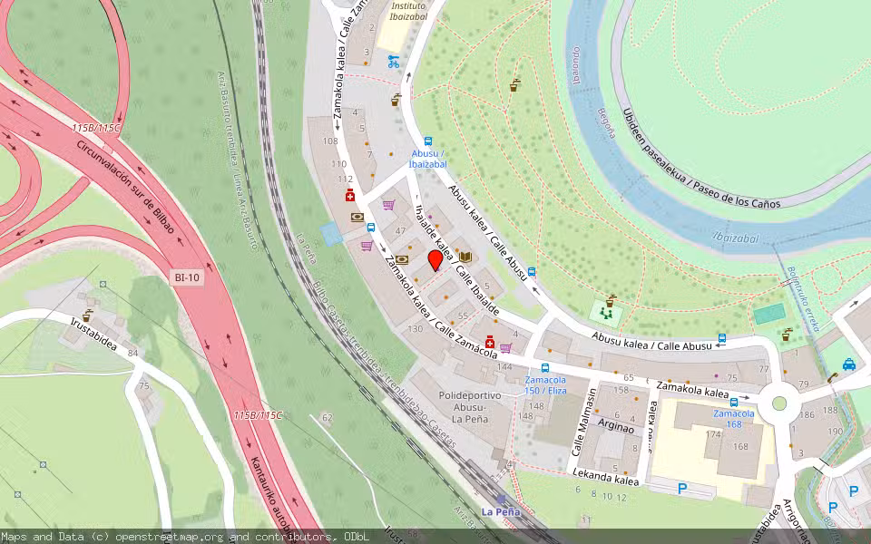 Mapa de Subasta Inmueble (Local comercial) en Bilbao, Bizkaia