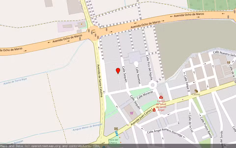 Mapa de Subasta Inmueble (Garaje) en Murcia