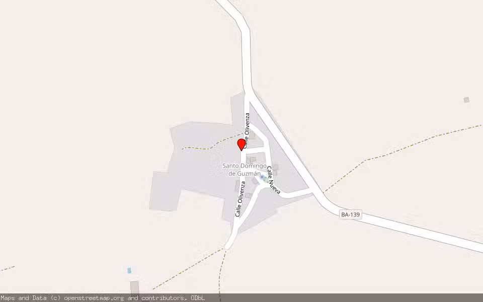 Mapa de Subasta Inmueble (Vivienda) en Olivenza, Badajoz