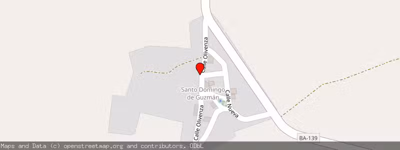 Mapa de Subasta de Inmueble (Vivienda) en Olivenza, Badajoz 