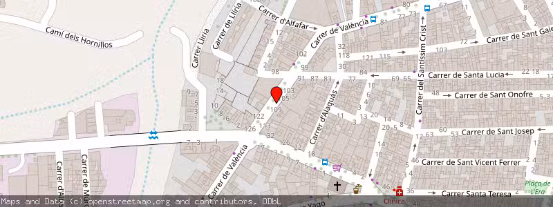 Mapa de Subasta de Inmueble (Vivienda) en Torrent, Valencia 