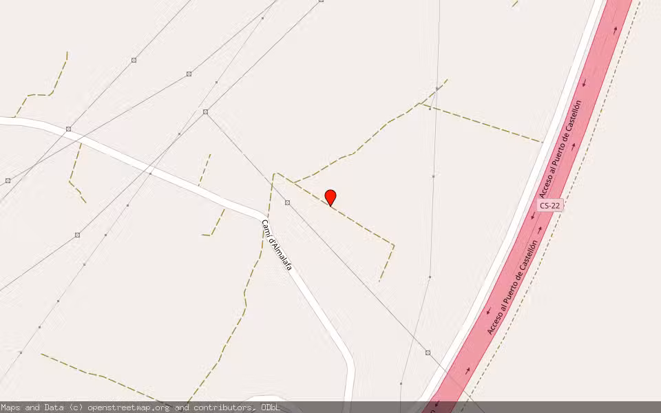 Mapa de Subasta Inmueble (Finca rústica) en Castellón, Castellón/Castelló
