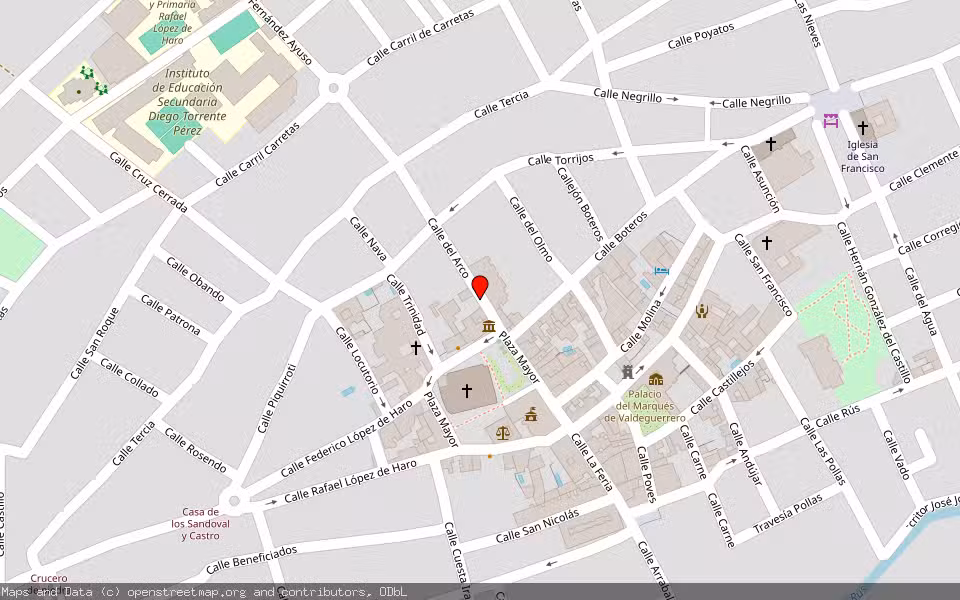 Mapa de Subasta Inmueble (Solar) en San Clemente, Cuenca