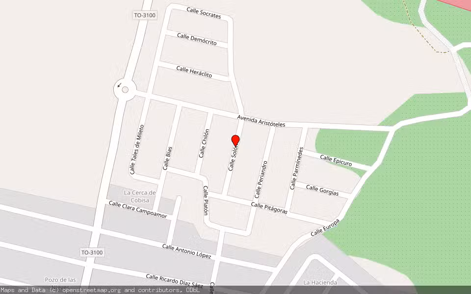 Mapa de Subasta Inmueble (Solar) en Cobisa, Toledo