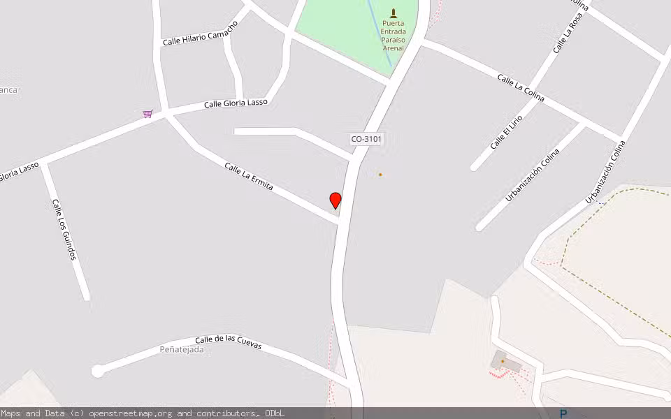 Mapa de Subasta Inmueble (Nave industrial) en Cordoba, Córdoba