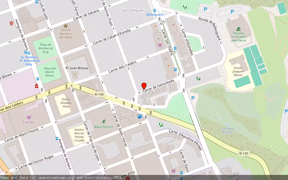 Mapa de Subasta Inmueble (Trastero) en Sabadell, Barcelona