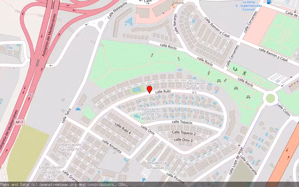 Mapa de Subasta Inmueble (Vivienda) en Orihuela, Alicante/Alacant