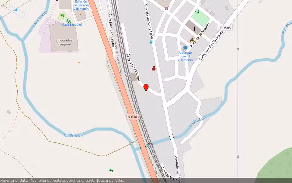 Mapa de Subasta Inmueble (Local comercial) en Villamanín, León