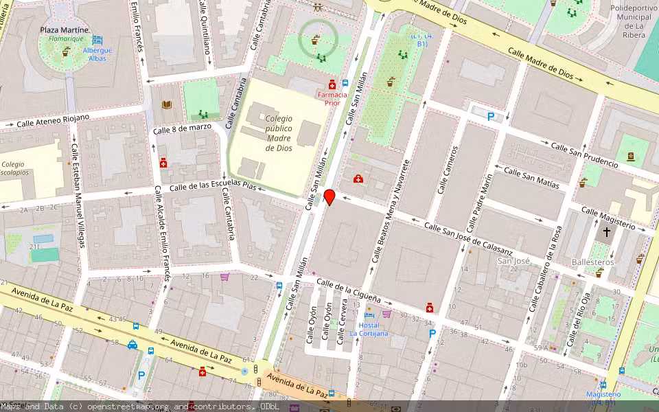 Mapa de Subasta Inmueble (Vivienda) en Logroño, La Rioja